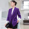 Suisse pour femmes coréen veste de costume en vrac pour 2024 Blazers au printemps Blazers Fashion Couleurs contrastées Blazer décontracté