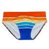 Stripes da bagno femminile Stripes da nuoto da uomo 2024 Custodia sexy Push Up Up Man Shimming Shorts Trunk Beach Surf Wear Swin Swimsuit