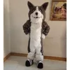 2024 High Quality wild wolf Mascot Costume halloween Carnival Unisex Adults Outfit fancy costume Cartoon theme fancy dress