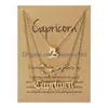 Hangende kettingen 3 stcs/set 12 constellatie Zodiac Sign ketting Horoscoop Zirkoon sieraden Galaxy Libra Astrologie Gift met Retail Drop OTD2L