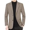 Garnitury męskie 2024 Wysokiej jakości Blazers Mężczyźni Koreańska wersja modowa trend ślubny garnitur zwykły biznesman dżentelmen męski kurtka Blazer