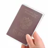2pcs Travel Waterproof Dirt Passport Holder Cover Wallet Transparent PVC ID Card Holders Busin Credit Card Holder Case Pouch j4CR#