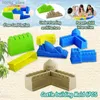 Sand Play Water Fun Childrens Beach Toys Castles Sand Scooters Scooters Baby Sandbox مجموعات أدوات صب الشاطئ في الهواء الطلق للأطفال على شاطئ الألعاب Y240416