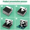 3D desktop notepad 217 pages creative panda note book tear paper engraving art home office desktop decoration ornaments gifts 240410