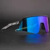 Cykling utomhus glasögon solglasögon UV400 3 linser sport ridglasögon cykelglasögon polariserade med fall för män kvinnor oo9465 # 9208 11
