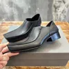 24 Nouvelles hommes de mode Romeo Mule Paris Designer Chaussures Luxury Cuir Femmes Patent Le cuir habille chaussures Taille 35-44