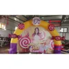 Mascot Costumes Customized Candy Rainbow Arch, Iatable Arch Manufacturer