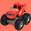 4PCS Lot Monsters Machines Alm CAR Zabawki Rosyjskie klasyczne Blaze Model Vehicle Truck Cartoon Figur Figer For Kids Prezenty urodzinowe 240402