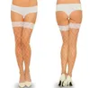 Seksowne skarpetki Sexy Big Mesh Stockings Women Lace Top Sheer Stay Up High High Stockings Ladies Czarno -Czerwony Nylon Rajketka rybakowa 240416