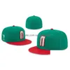 Ball Caps Mexico National Team Fitted Hats Designer Baseball Hat All Teams Logo Adt Cotton Flat broderie Snacks Athletic Outdoo DHB9Y