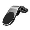 L Typ magnetisk biltelefon Holder Air Vent Clip Phone Standmontering för iPhone Samsung Huawei GPS Universal med detaljhandelspaket6324620