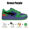 2024 Platform Bapesstask88 Tasarımcı Sıradan Ayakkabı Spor ayakkabı Patent Deri Deri Gece Yarısı Donanma Şarap Kırmızı Gri Yeşil Bej Pembe Turuncu Kamu