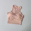 Lu Gathering allineare seni di allineamento sportivo biancheria intima complementare di reggiseni sexy da donna mesh gilet di gilet yoga abito esterno indossa limone ginnastica da corsa