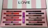 Bom qualidade Love Velvet Creme fosco Lip Stain Gloss Conjunto Lipstick Líquido 15 Cor Kitups de maquiagem Lipgloss Longlasting Lipploss2986315