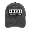 Beretti Press Pographer Id Cowboy Hat Hat Gentleman Cap anime Mens Caps Women's