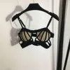 Summer Womens Sexy Bikini Set med BH -rem underkläder (med bröstkuddar)+triangel