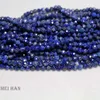 Gemystones en vrac Meihan Lapis lazuli à facettes 4-4,5 mm Round Gem Perles pour bijoux Making Design Design Fashion Stone DIY BRACELET