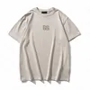 Camiseta Essentialsshirt Mens camisetas de algodão espesso Versão verão feminino designers tshirt moda tops man.