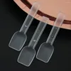 Spoon 100pcs/Impostare stoviglie usa e getta in plastica trasparente 8,4 cm Giarni di cucina gelati/torta/tè/budino/torta casa/bar/ristorante