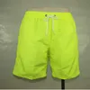 Summer masculto de cor sólida praia calça de natação casual tubo reto secagem rápida capris shorts alinhados