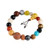 Bracelets de liaison duobao bodhi bricte-arme bracelet génération de grande providence agate fils bouddha perles de poche