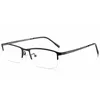 Solglasögon ramar 54 mm män glasögon halva glas ramar myopia mode optik metall glasögon anti-reflektion recept lins