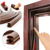 System 6m Strong Selfadhesive Silicone Rubber Sealing Strip 6 Sizes Soundproof Door Thong Strips Sealed Slot for Security Doors Window