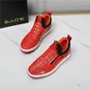 Casual Shoes Authentic Real Crocodile Skin Unisex Women Men chic Red äkta exotiska alligator läder kvinnliga manliga slip-on-lägenheter