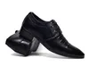 Casual Shoes Mazefeng Italian Style Retro Men Leather Dress Formal Business Oxfords Black Men's Party Big Size 38-48