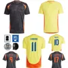 2024 2025 COPA America Men 11 Arias Soccer Jerseys 21 Munoz 9 Cordoba 23 Asprilla 2 Cuesta 3 Lucumi 10 Rodriguez 10 James Football Shirt Kits National Feelg Gelunbiya