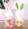 Epacket Easter Bunny Gnome Rabbit Faceless Dwarf Doll Toys 데스크탑 창문 장식 장신구 홈 침실 거실 축제 DEC4452526