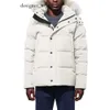 Veste pour hommes Canada Puffer Brand Designer Real Coyote Fur Fur Outdoor Wyndham Windbreaker Jassen Sorwear Fourrure Manteau Down Veste Hiver parka Doudoune 1807