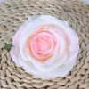 Fleurs décoratives 20pcs 10cm Big Roses Artificial Flower Wedding ACCESSOIRES BRIDAL ACCESSION