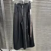 Pantaloni da donna Y2K autunno e inverno con cerniera ad alto livello con cerniera sciolta Donna Trousers2024 Sport di rimorchio dritto casual per donne