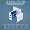 Ładowarka ściany adaptera podróżnego 20 W PD 3.0 USB C do C Kabel adaptera szybkiego zasilania do iPhone'a Samsung Huawei Xiaomi US EU WILL White Color 100pcs/Box