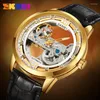 Wristwatches Skmei Fashion Hollowed-out Men's Mechanical Watch Simple Classic Style Waterproof Trend Light Luxury