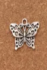 PEACOCK BLANC ANARTIA Jatrophoe Butfly Charm Beads 100pcslot 248x191mm Pendants argentés antiques bijoux diy l11289034433