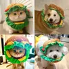 Köpek Hamburger Cosplay Costume Cadılar Bayramı Komik Kıyafet Küçük Büyük Köpekler İçin Şapka Kedi Köpek Yavru Kedi Partisi Chihuahua Pet Aksesuarları 240416