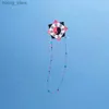 Acessórios de pipa Frete grátis fofocas de pipa de pipa para crianças ripstop nylon tecido ao ar livre kite string adultos kite rolo quente y240416