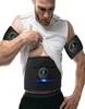 Bärbar smal utrustning Electric ABS EMS Muscle Stimulation Toning Training Slimming Belt Massager Abdominal Trainer Midje Fitness1413941