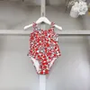 Summer Girls Brand One-Pieces Bikini Swimsuit Cartoon Bear Kids Toddlers Bathing Suits Baby Girl Beach Swimwear Children Swimming Wear