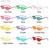 Sonnenbrille Buntes Feuer Flamme Sonnenbrille kühle Randless -Party -Cosplay -Brille flammförmige Sonnenbrille für Frauen Männer Y240416