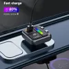 Автомобильный беспроводной FM -передатчик HandsFree Bluetooth Car Support U Disk Playback Car Mp3 -плеер тип C PD30W быстро зарядка зарядное зарядное устройство