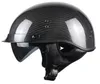 VOSS 888CF Echte koolstofvezel Dot Halve helm met drop -down zonnegens en metaal Snelle afgifte S Gloss Carbon13355787