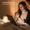 Lampes Shades LED Bedside Light Touch Dimmable 1500mAh Batterie 13 Couleur Light Light Wireless Night Light Room Decoration Articles Enfants Q240416