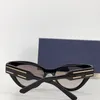 Старинные женщины кошачьи глаза солнцезащитные очки Lady Retro Cat Sun Blanes Designer Ocean Lense Lummer Eyewear для женщин 240416