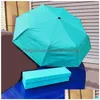 Lettre parapluie pour femmes pliage mouche Matic Mens Women Designer Collection Portable Outdoor Rainy Umbrellas Drop Livrot DHDI5