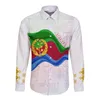 Camicie casual maschile africano country eritrea mappa bandiera manica lunga per uomo vestiti emblema nazionale dromedario camicia boysuli