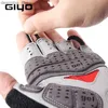 Gants de cyclisme Giyo Gants cyclistes Half Finger Gel PadroproofPh Bashepab Mtb Road Bicyc Glove Men Femmes Femmes Sports Outdoor Équipement de vélo L48