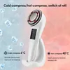 EMS Face Massager Face Cold Face Louting Machine LED PON Therapy Thérapie microcourrante Dijunination Massette anti-rides 240412